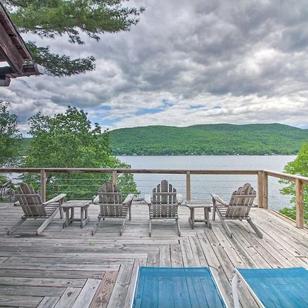 Waterfront Lake George Cabin Walk To Water 外观 照片